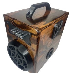 wooden speakerbox in justus gadgets