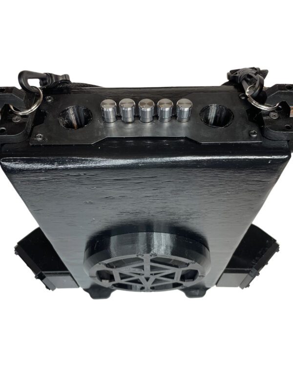 BLACK Real Wood Portable Backpack Bluetooth Speaker W/ Powerful Bass Custom Built (Copy) - Image 5