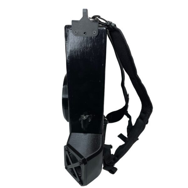 BLACK Real Wood Portable Backpack Bluetooth Speaker W/ Powerful Bass Custom Built (Copy) - Image 3